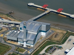 Cory's Riverside Resource Recovery facility in Belvedere